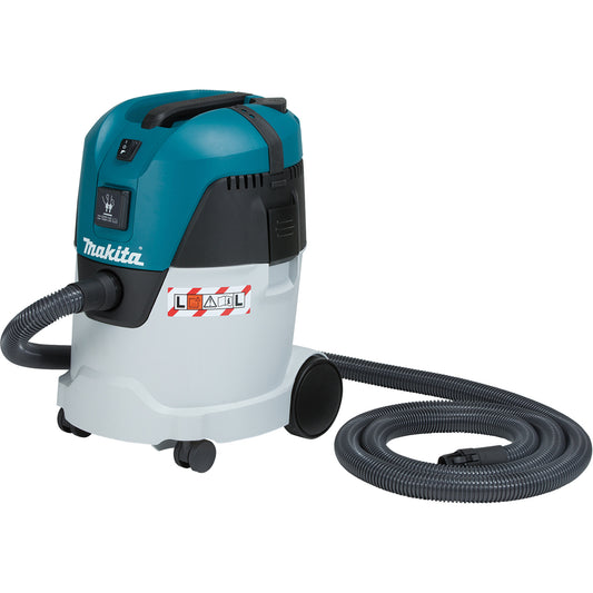 L Class Push & Clean Compact Dust Extractor, Wet-Dry, 1.34 HP, 6.6 US Gal. (25 Litres)