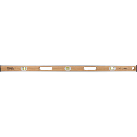 Eco-Tech®  Bamboo Level, I-Beam, 48" L, Wood, 3, Non-Magnetic