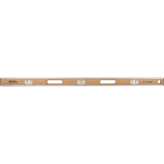 Eco-Tech®  Bamboo Level, I-Beam, 48" L, Wood, 3, Non-Magnetic