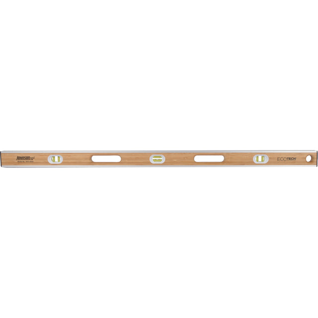 Eco-Tech®  Bamboo Level, I-Beam, 48" L, Wood, 3, Non-Magnetic