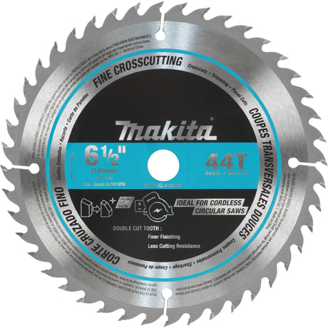 Circular Saw Blade, 6-1/2", 44 Teeth, Wood Use