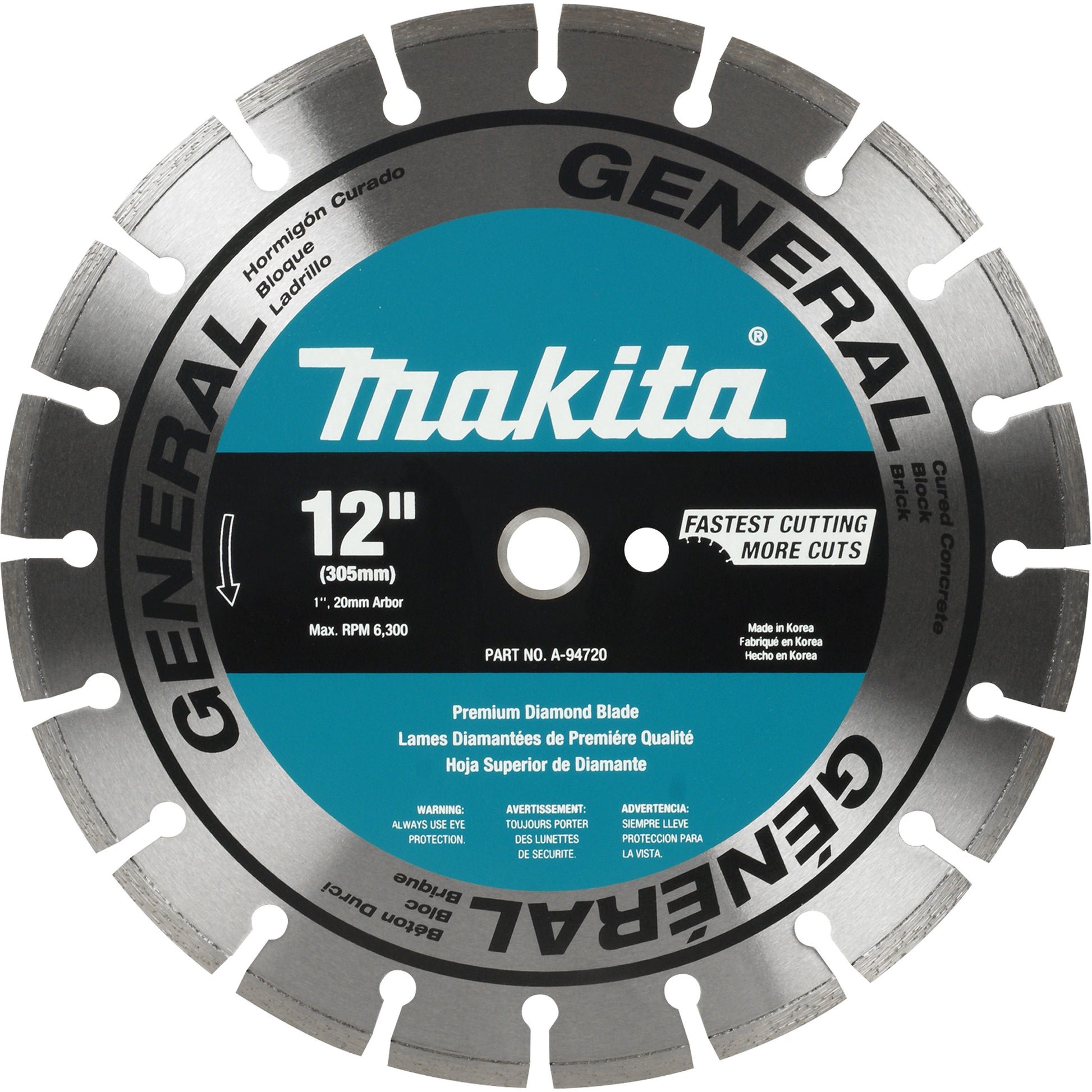 General Purpose Segmented Diamond Blade