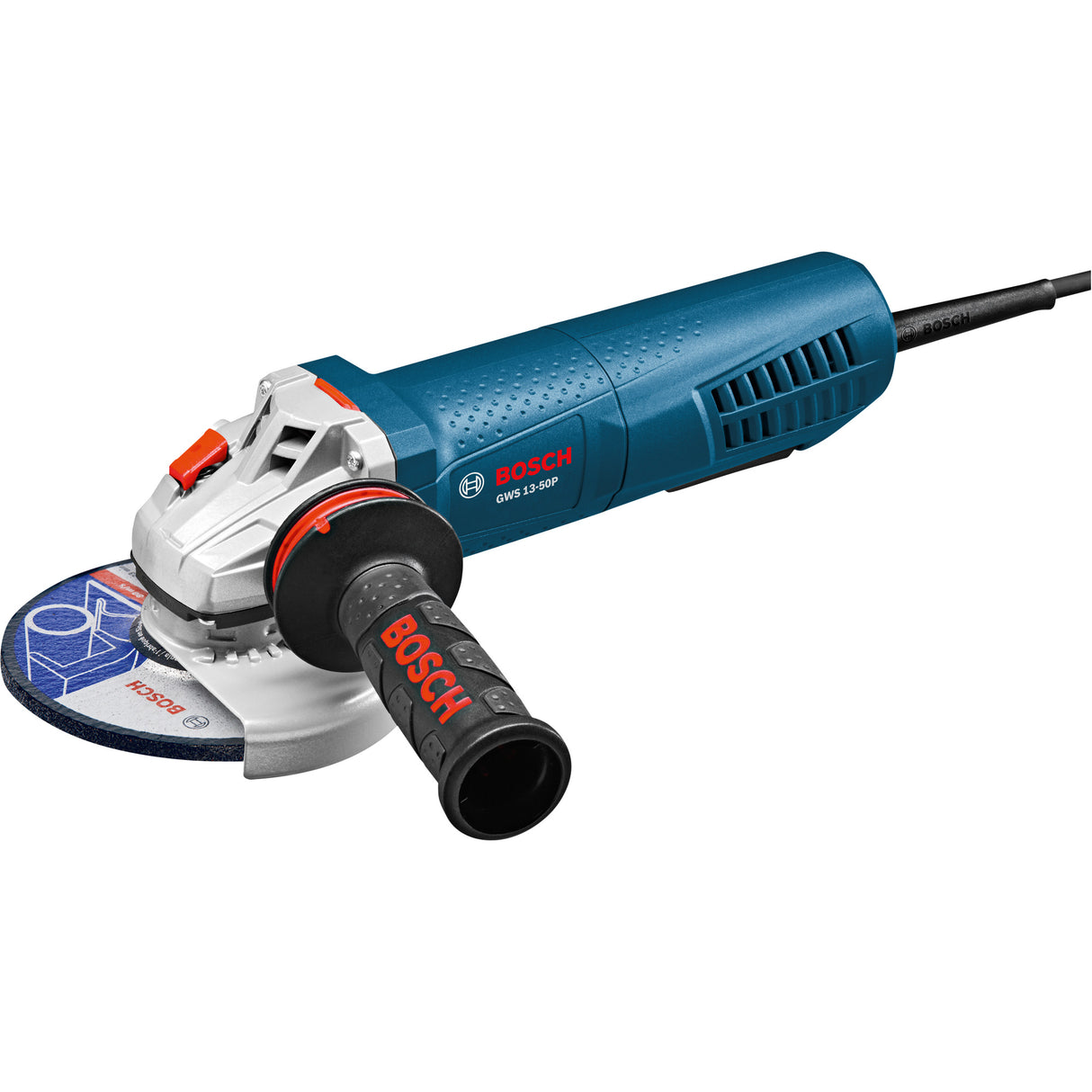 Angle Grinder with Paddle Switch, 5", 120 V, 13 A, 11500 RPM