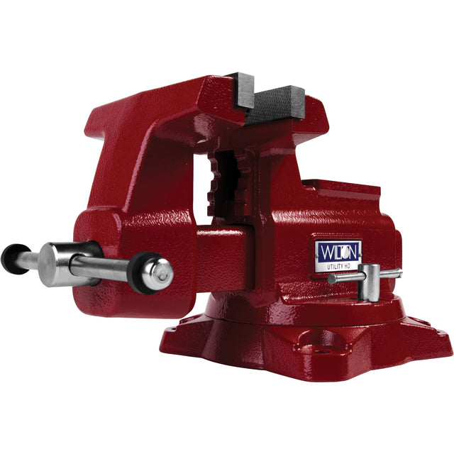 Utility HD Bench Vise, 6-1/2" Jaw Width, 4-1/4" Throat Depth
