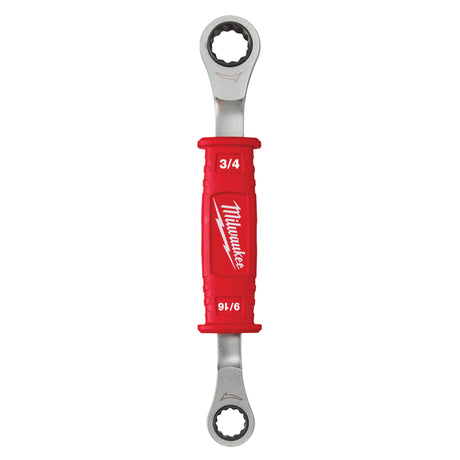 Lineman's 2-in-1 Insulated Ratcheting Box Wrench