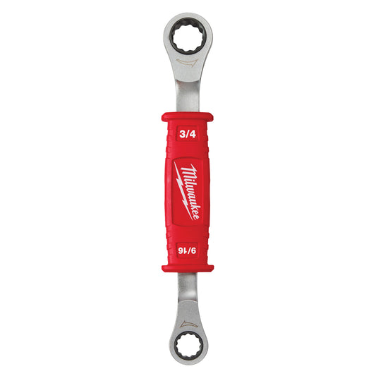 Lineman's 2-in-1 Insulated Ratcheting Box Wrench
