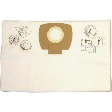 Paper Vacuum Filter Bags, 8 US gal.