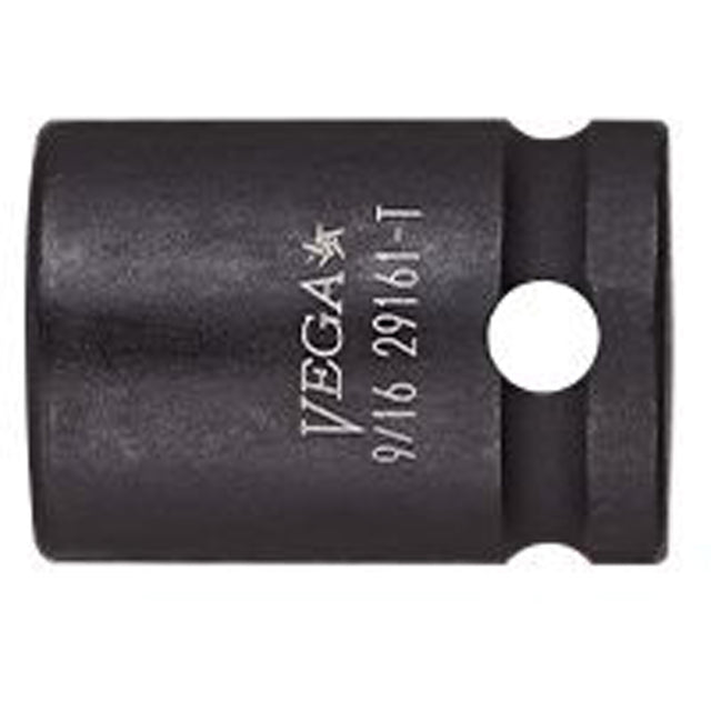 Thin Walled Socket, Impact, 19 mm, 3/8" Drive, 6 Points