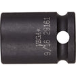 Socket, Impact, 14 mm, 3/8" Drive, 6 Points