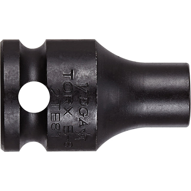 Torx Sockets, Impact, E-1, 3/8" Drive