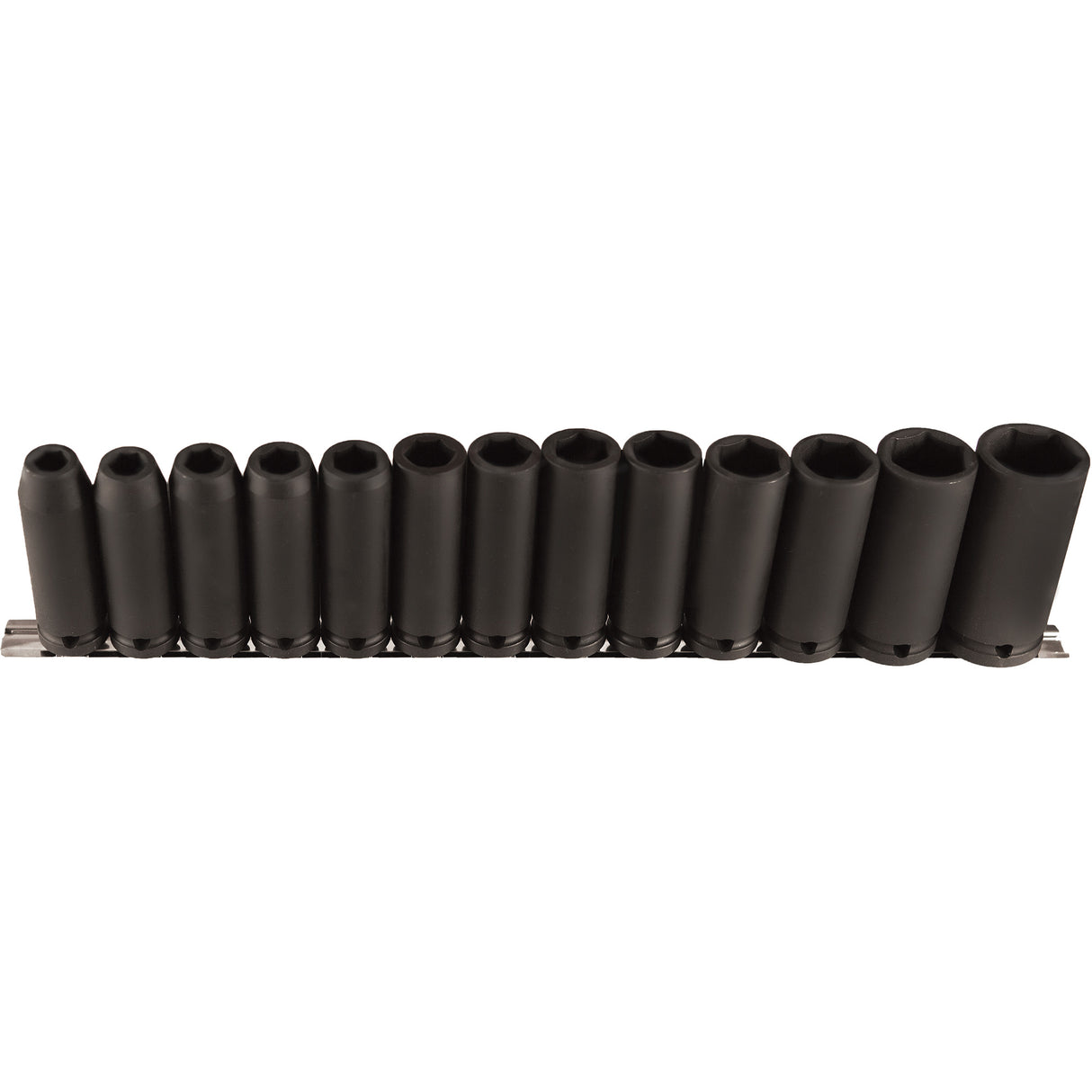 Long Socket Set, 13 Pcs, Impact, 1/2" Drive Size, Deep