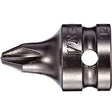 Bit Socket, Phillips, #1 x 3/4" L, 1/4" Drive