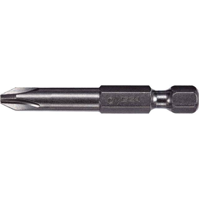 Power Bit, Phillips, #2 Tip, 1/4" Drive Size, 12" Length