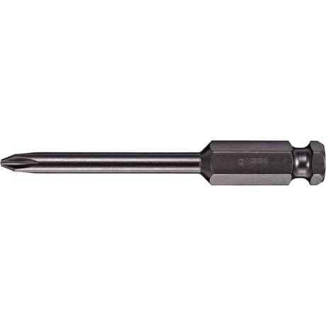 Power Bit, Phillips, #4 Tip, 7/16" Drive Size, 3-1/2" Length