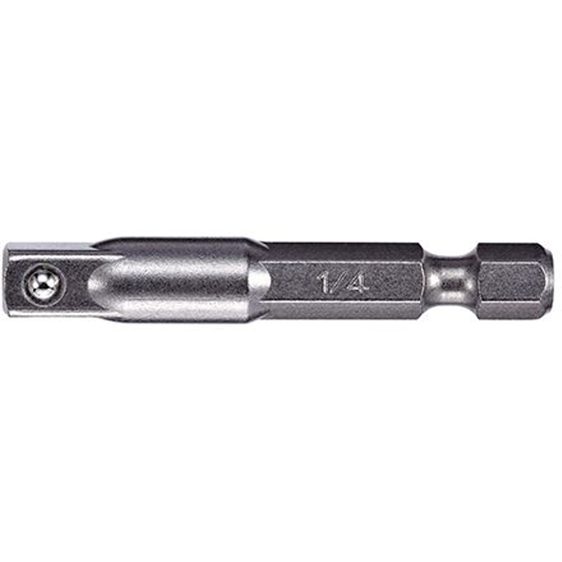 Adapter & Extension, 1/4" Drive Size, 1/4" Male Size, Ball, 3" L