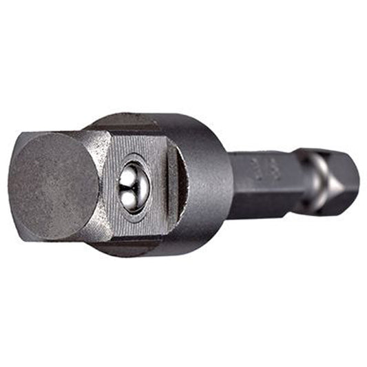 Adapter & Extension, 1/4" Drive Size, 3/8" Male Size, Pin, 4" L