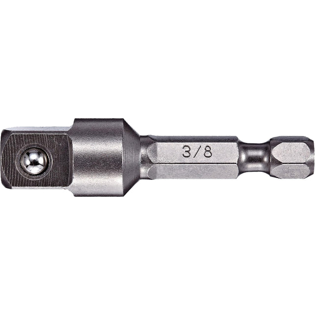 Adapter & Extension, 1/4" Drive Size, 3/8" Male Size, Ball, 2" L