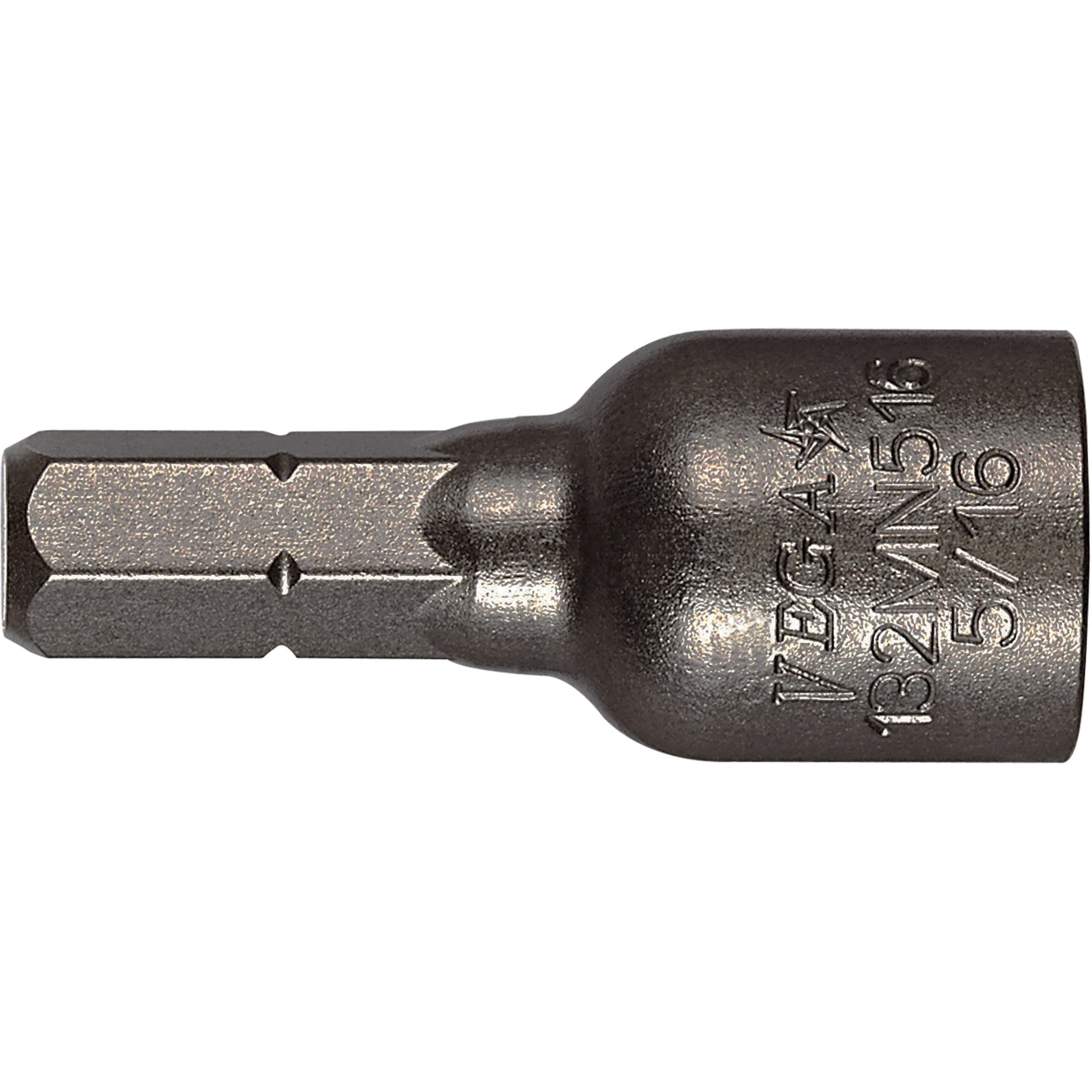 Insert Nutsetter, 5/16" Tip, 1/4" Drive, 1-1/4" L, Magnetic