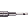 Nutsetter, 1/4" Tip, 1/4" Drive, 1-3/4" L, Magnetic