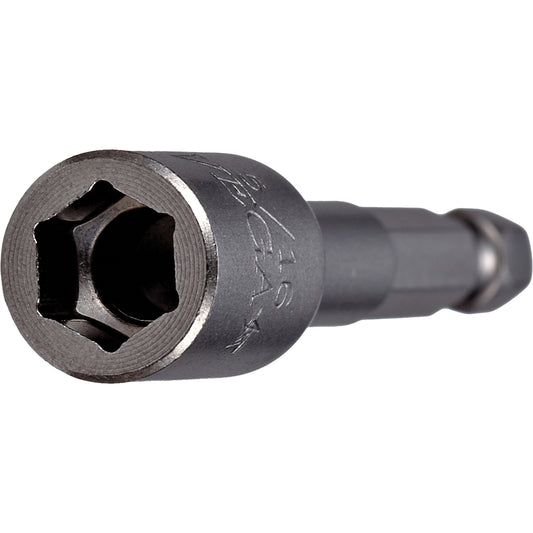 Nutsetter, 5/16" Tip, 1/4" Drive, 2-9/16" L, Non-Magnetic
