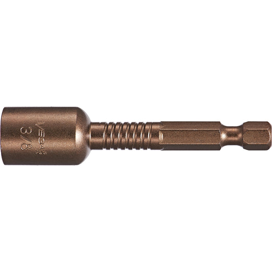 Impactech® Nutsetter, 3/8" Tip, 1/4" Drive, 2-9/16" L, Magnetic
