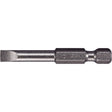 Power Bit, Slot, 0.028 x 0.14 Tip, 1/4" Drive Size, 2" Length
