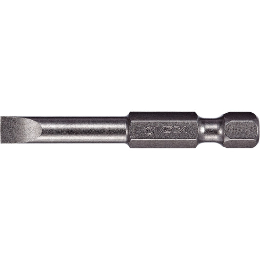 Power Bit, Slot, 0.05 x 0.36 Tip, 1/4" Drive Size, 2" Length