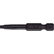 X-Hard Power Bit, Square, #2 Tip, 1/4" Drive Size, 3-1/2" Length