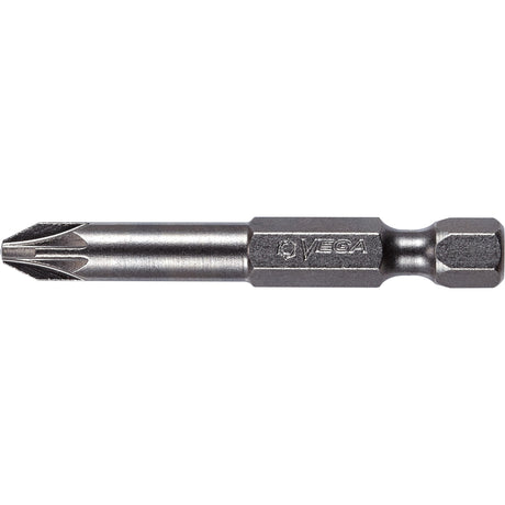 Power Bit, Pozidriv, #2 Tip, 1/4" Drive Size, 2-3/4" Length