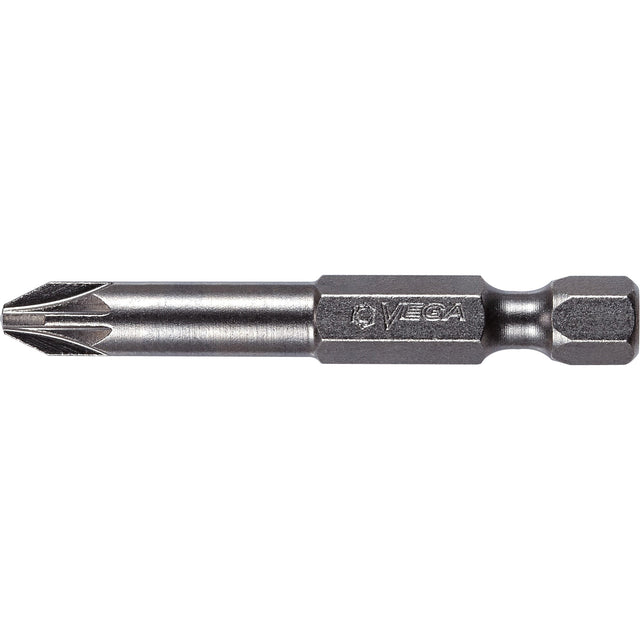 Power Bit, Pozidriv, #2 Tip, 1/4" Drive Size, 2-3/4" Length