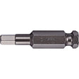 Power Bit, Hex, 10 mm Tip, 7/16" Drive Size, 2" Length