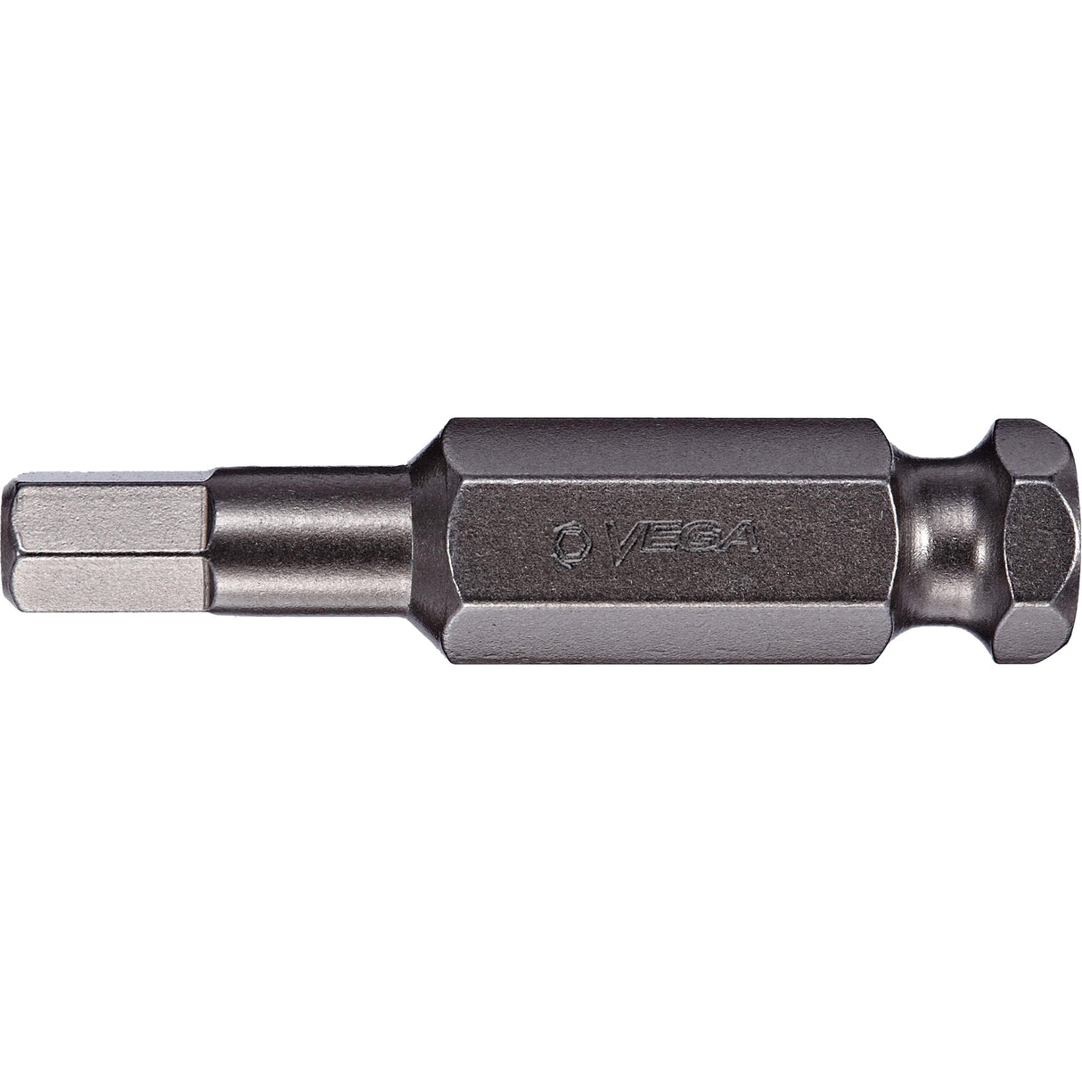 Power Bit, Hex, 10 mm Tip, 7/16" Drive Size, 2" Length