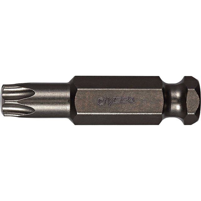 Power Bit, Torx, T-45 Tip, 7/16" Drive Size, 2" Length
