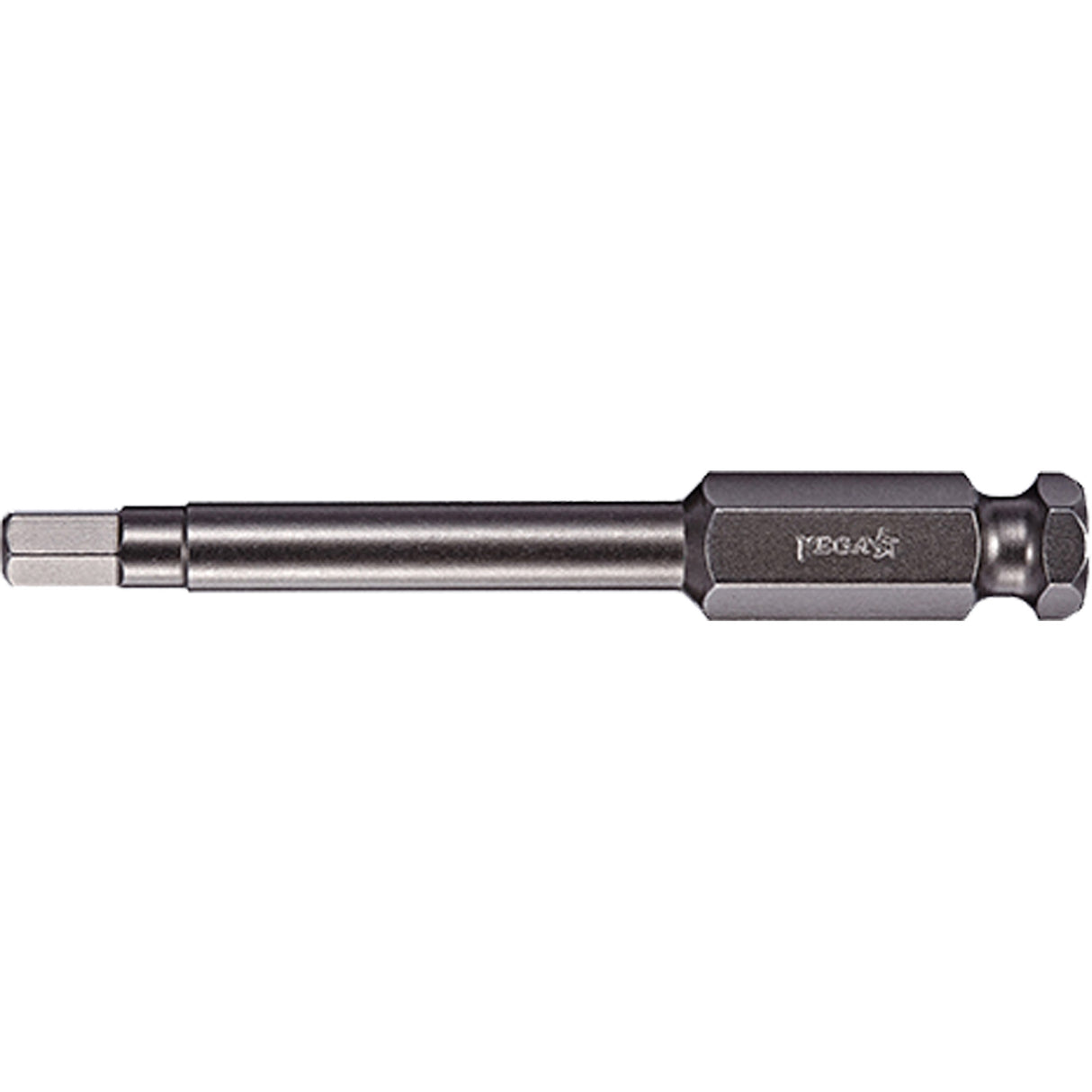 Power Bit, Hex, 1/4" Tip, 7/16" Drive Size, 3-1/2" Length