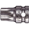 Socket Bit, Triple Square, 12 x 3/4" L, 1/4" Drive