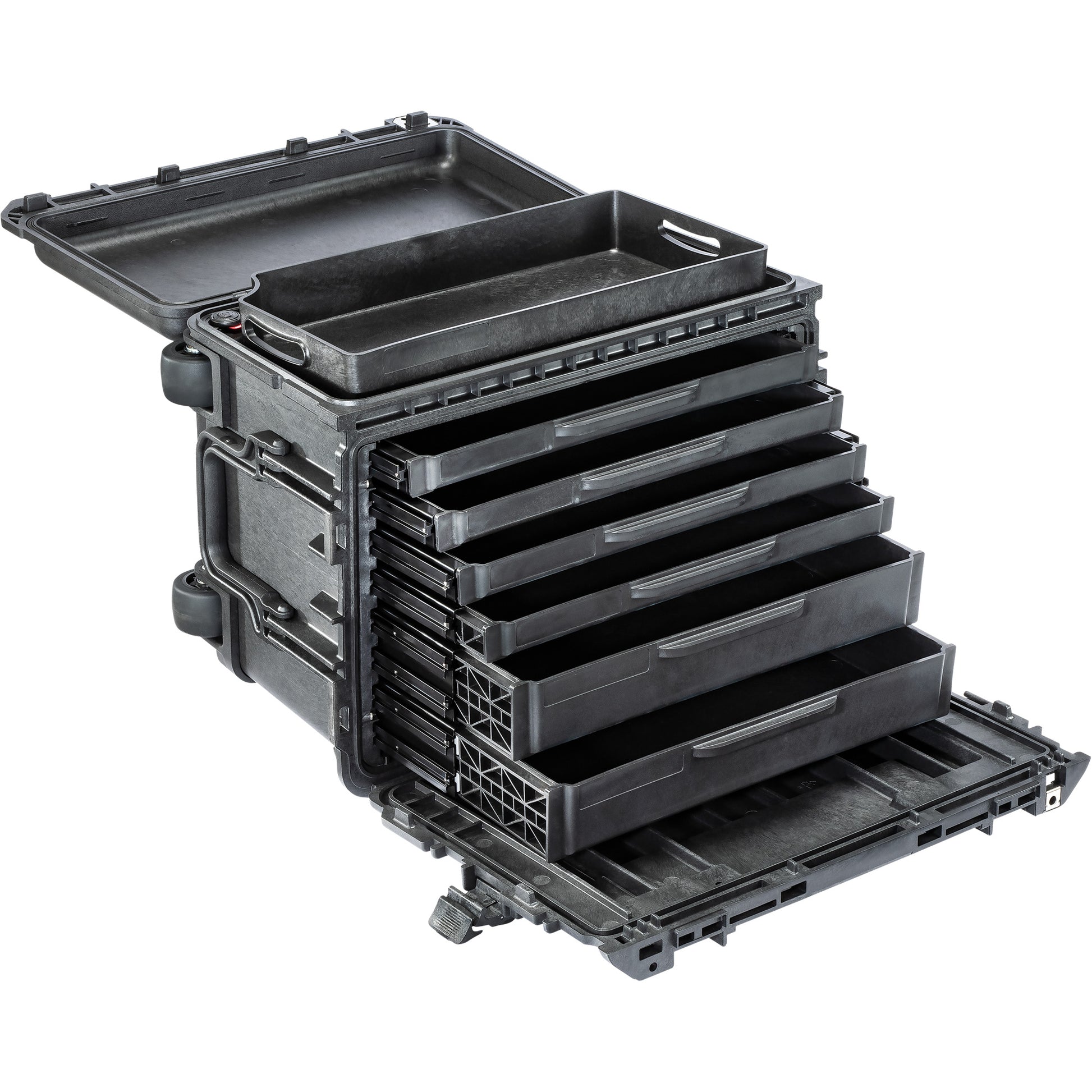 Gen 2 Mobile Tool Chest, 24" W, 7 Drawers, Black