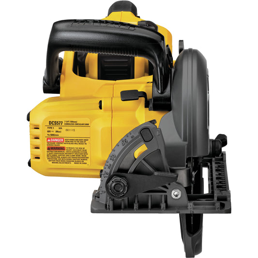FlexVolt® Worm Drive Style Saw Kit, 7-1/4", 60 V