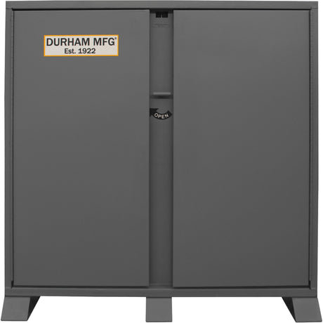 Jobsite Storage Shelving Cabinet, Steel, 47.5 Cubic Feet, Grey