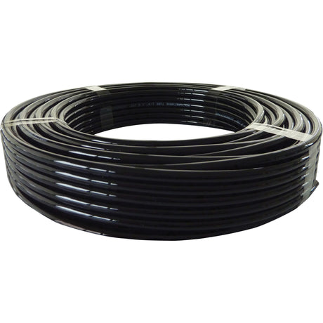 Longlife Pneumatic Tubing, Air, 4 mm/0.15625" OD x 100' L, Nylon/Polyurethane, Black, 353 PSI at 20°C