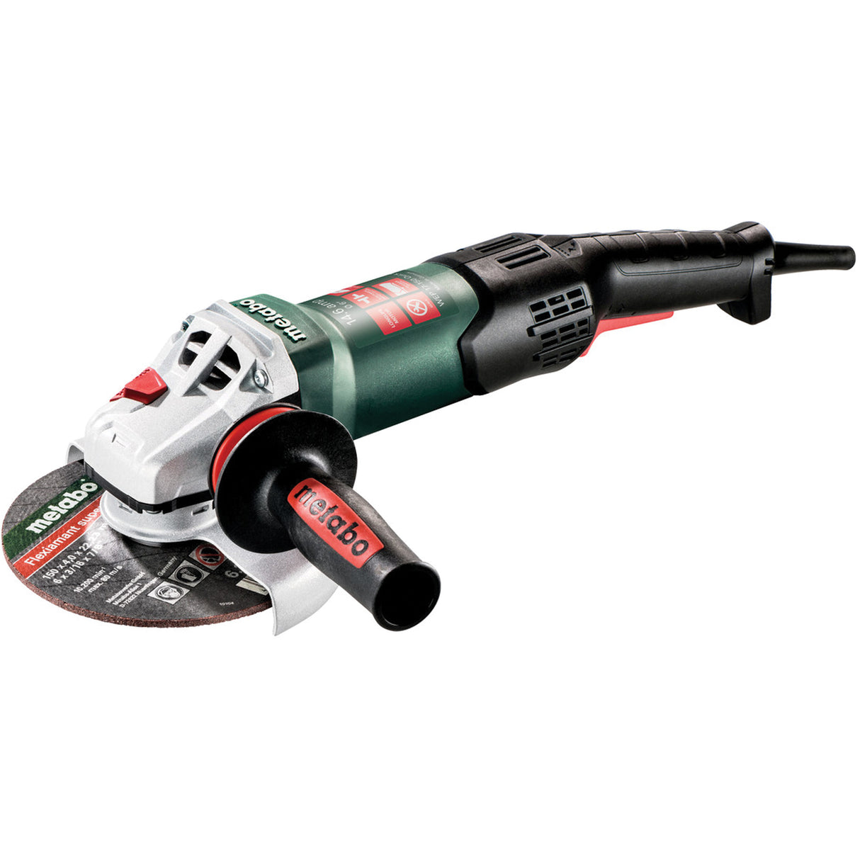 Quick Angle Grinder, 6", 120 V, 14.5 A, 9600 RPM