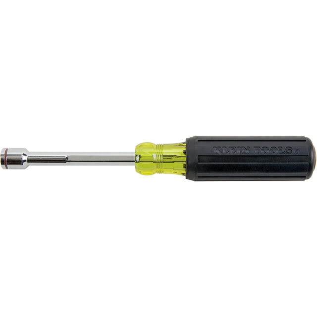 Heavy-Duty Nut Driver, 7/16" Drive, 9-2/5" L, Magnetic