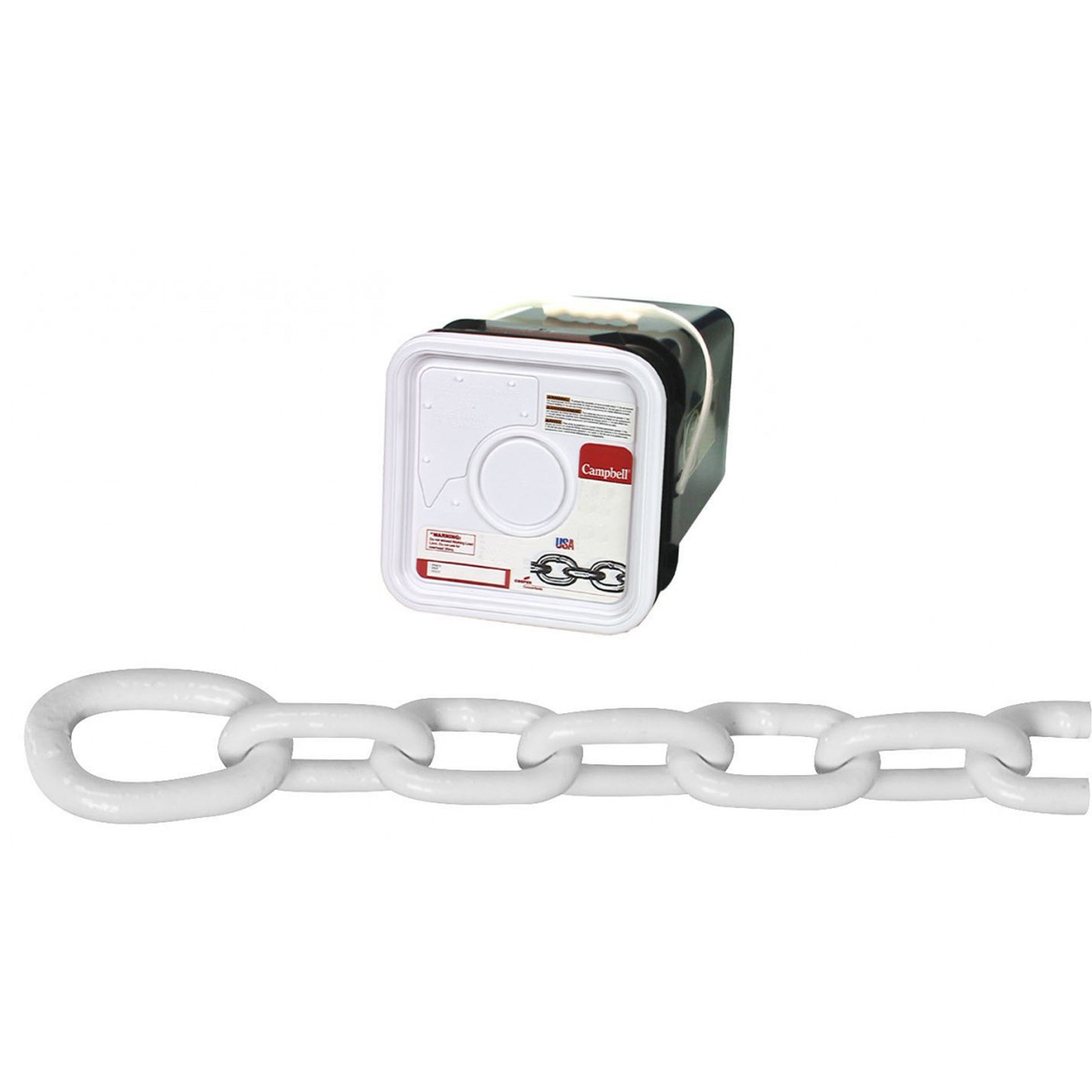 System 3 Anchor Lead Proof Coil Chain, Low Carbon Steel, 5/16" x 75' (22.9 m) L, Grade 30, 1900 lbs. (0.95 tons) Load Capacity