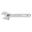 Adjustable Wrench - Bagged, 8" L, 1-1/8"/29 mm Max Width, Chrome