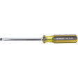 100 PLUS® Standard Slotted Tip Screwdriver, 5/16" Tip, Square, 11-1/8" L, Plastic Handle