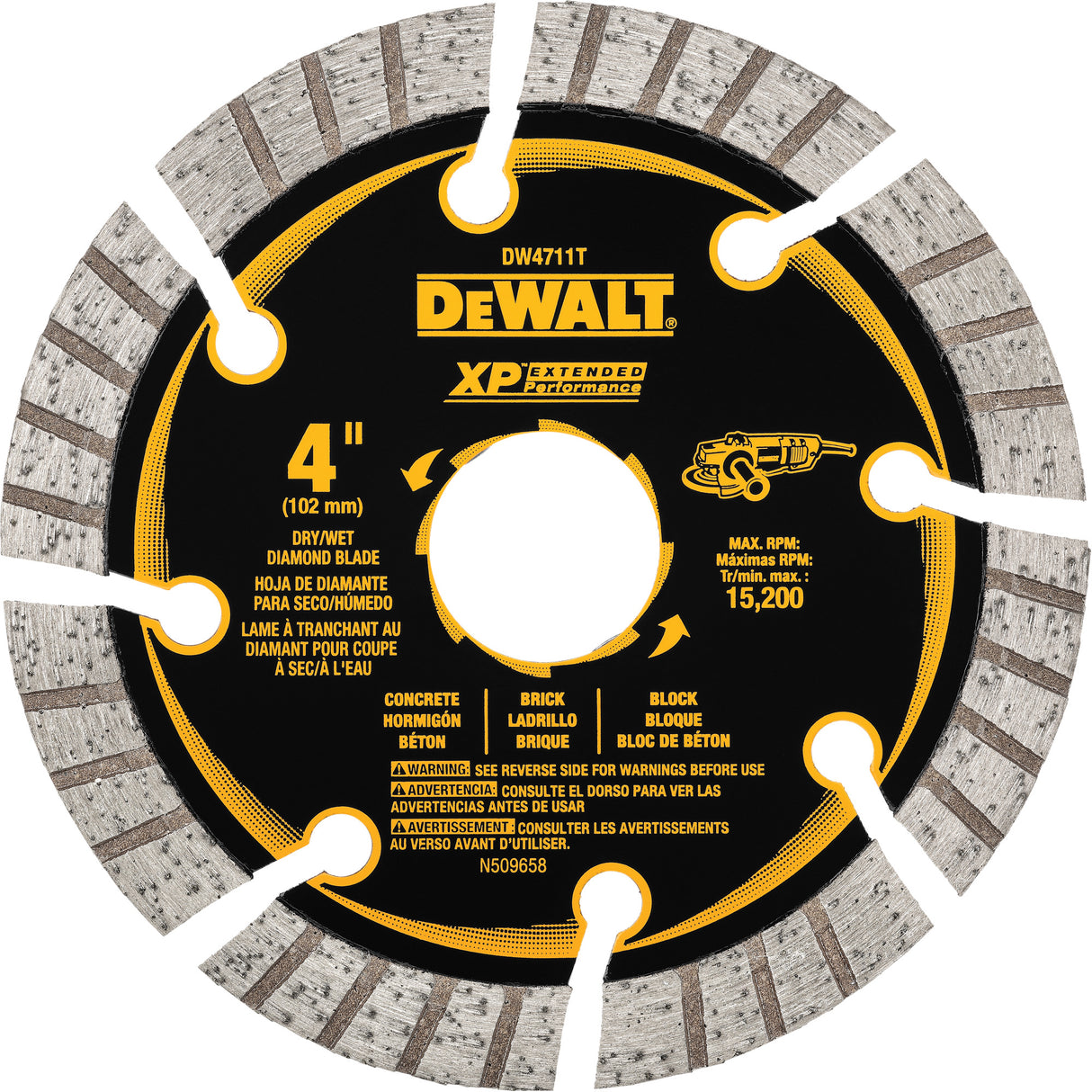 HP™ Turbo Segmented Rim Diamond Saw Blade