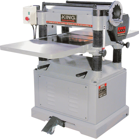 Planer with Spiral Cutterhead, 56-1/2" W x 40" L x 42" H, 5000 RPM No Load Speed