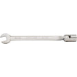 Combination Flex-Head Wrench, 12 Point, 3/8", Satin Finish