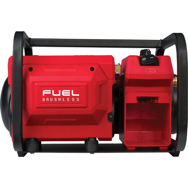 M18 Fuel™ Compact Quiet Compressor, Electric, 2 Gal. (2.4 US Gal), 135 PSI, 18/1 V
