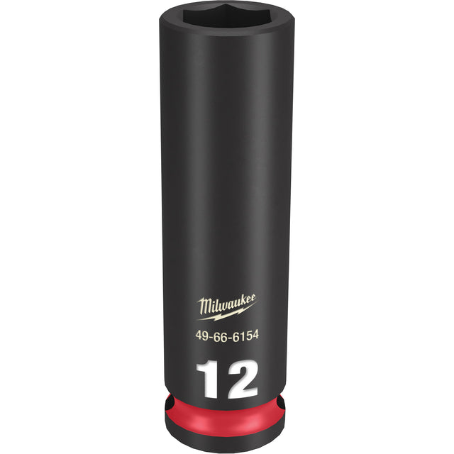 Shockwave™ Impact Duty™ Socket, Power, 12 mm, 3/8" Drive, 6 Points, Deep