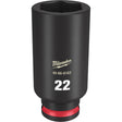 Shockwave™ Impact Duty™ Socket, Power, 22 mm, 3/8" Drive, 6 Points, Deep